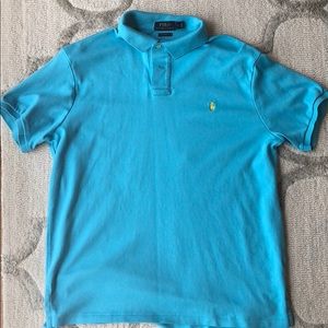 Ralph Lauren Polo Size Large Aqua/Teal color